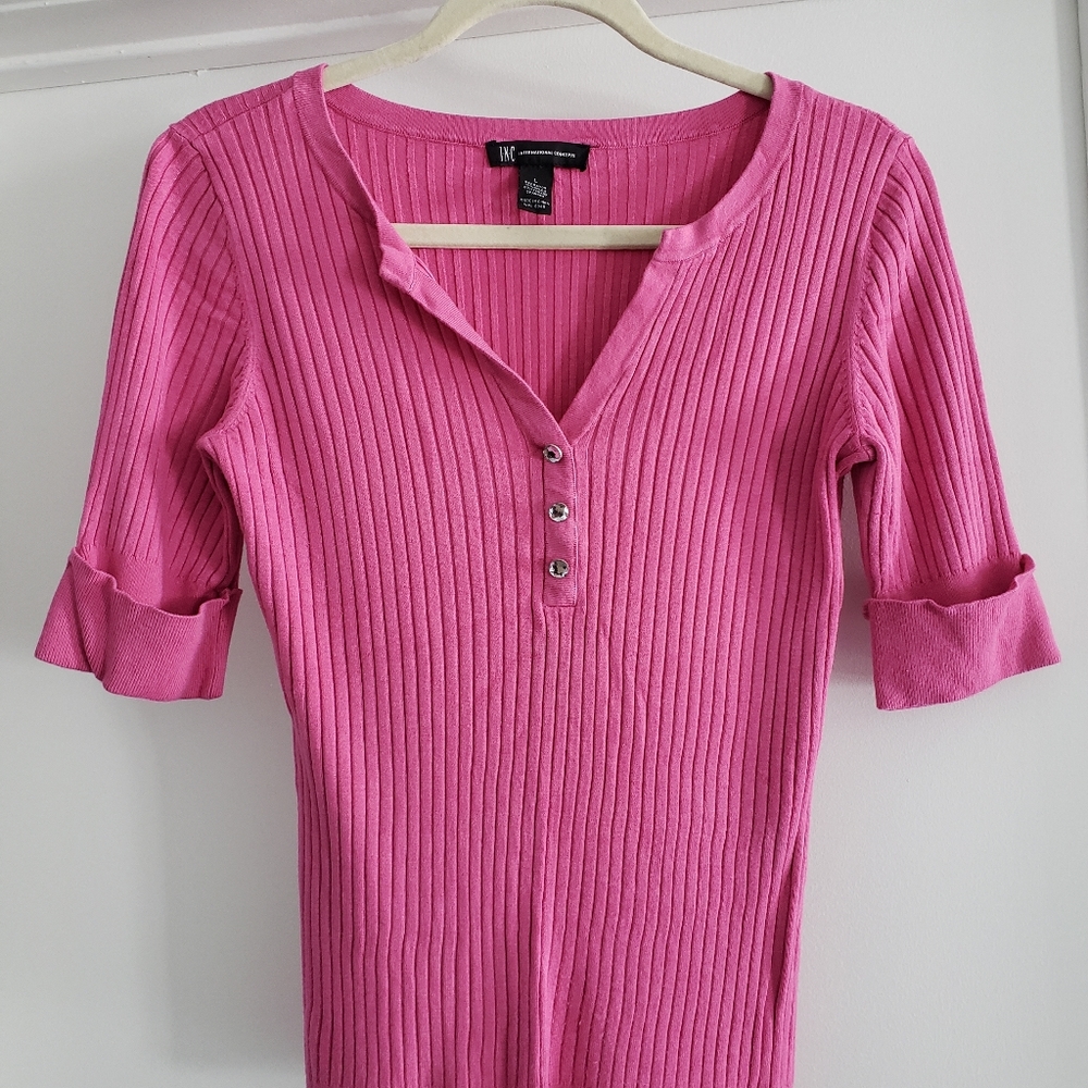INC short sleeve sweater